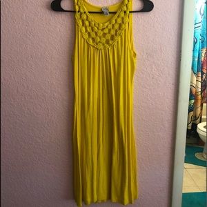 Long Summer Yellow Very Soft Dress